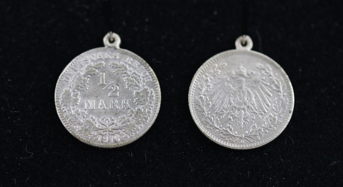 Münze ½ Mark Silber