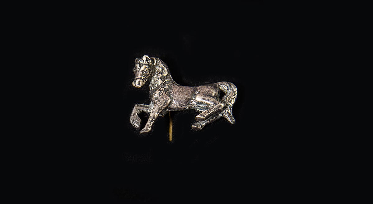 Pferd Silber