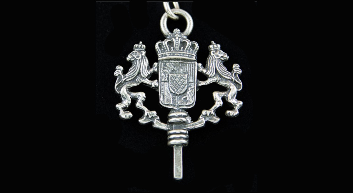 Anhänger Schlüssel Silber, Wappen